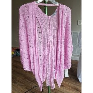 NWT ny collection batwing shrug